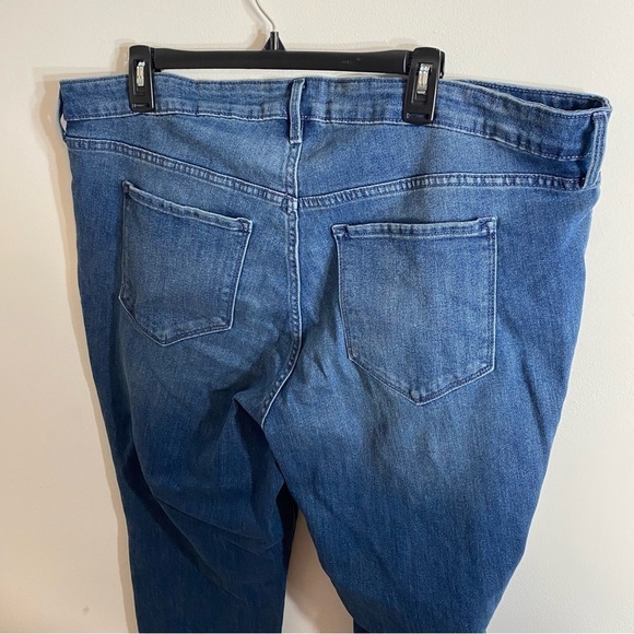 Old Navy High Rise Wow Straight Jeans 22 Long NEW Denim Women’s - Picture 5 of 7